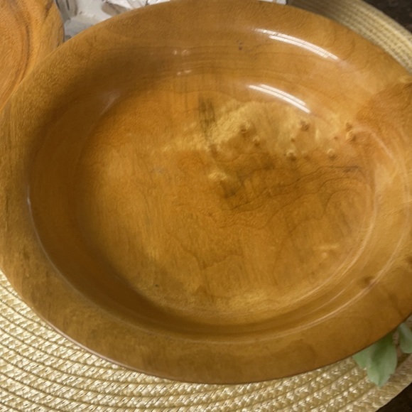 Vintage Myrtle wood Pedestal Bowls Set - EUC - Picture 8 of 11